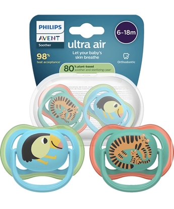 Attēls no Philips Avent Ultra Air Babies Pacifier 6-18m 2pcs