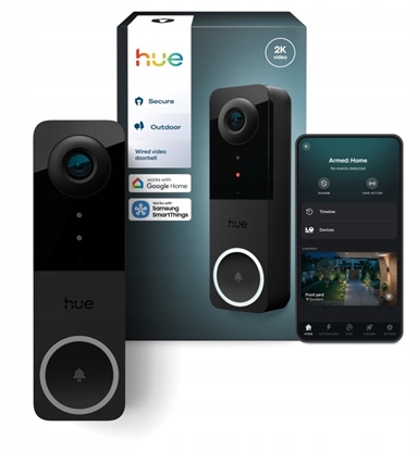 Изображение Philips Hue Video Doorbell Camera, EU/UK | Black