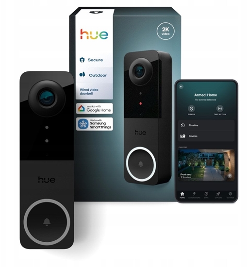 Изображение Philips Hue Video Doorbell Camera, EU/UK | Black