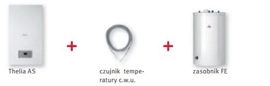 Изображение Piec gazowy Saunier Duval Thelia Condens AS 25 25 kW (10019696)