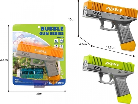 Picture of Pistolet na bańki mydlane + płyn 