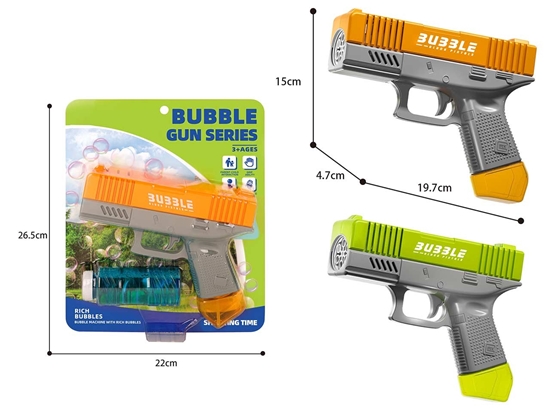 Picture of Pistolet na bańki mydlane + płyn 