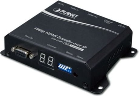 Picture of Planet PLANET TRANSMITER IHD-210PT EXTENDER OVER IP (1-PORT POE 100BASE-TX) - IHD-210PT