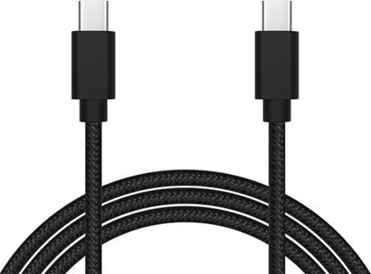Attēls no Plecak Blow 66-155# Przy.usb-c - usb-c 2.0 1,0m czarne plec