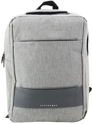 Picture of Plecak Miejski Biznesowy USB Przegroda rodkowa Szary 14L