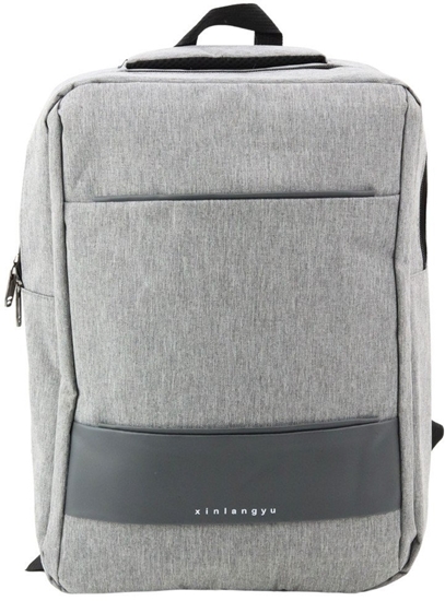 Picture of Plecak Miejski Biznesowy USB Przegroda rodkowa Szary 14L