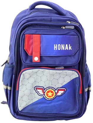 Picture of Plecak Szkolny Z Naszywk Pas Piersiowy Granatowy 20L