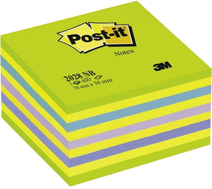 Picture of Post-it Bloczek samoprzylepny 76x76/450K niebiesko/zielony (FT510093253)