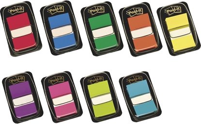 Picture of Post-it Znaczniki samoprzylepne 25x43mm jaskrawy róowy (680-21)