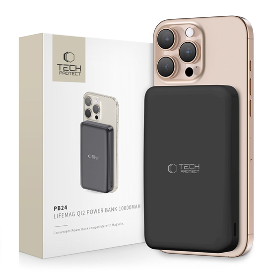 Изображение Powerbank Tech-Protect PB24 LifeMag 10000mAh Czarny