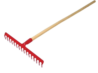 Изображение Profix Grabie ogrodowe nitowane 16 zbów 130cm - 12387