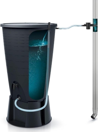 Picture of Prosperplast Zbiornik na deszczówk Smooth 210L antracytowy