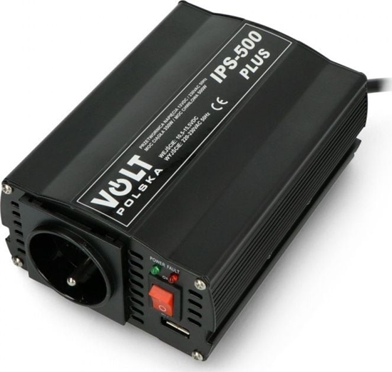 Picture of Przetwornica Volt IPS-500 PLUS 12V/230V 250/500W (IPS50012P)