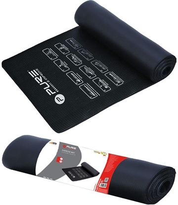 Изображение Pure2Improve Mata treningowa 183 cm x 58 cm x 1 cm czarna