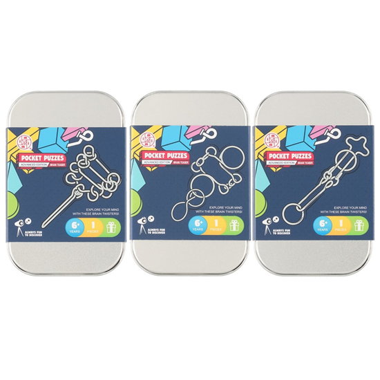 Picture of Puzle mini metāla, dažādi veidi