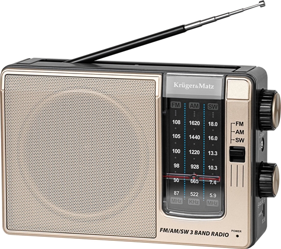 Picture of Radio Kruger&Matz Radio przenone analogowe model KM0830