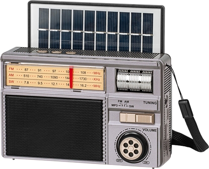 Attēls no Radio Kruger&Matz Radio przenone analogowe solarne model KM0831