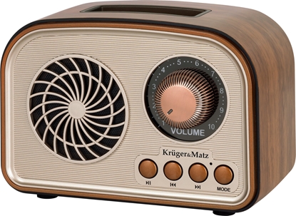 Attēls no Radio Kruger&Matz Radio przenone analogowe solarne model KM0834