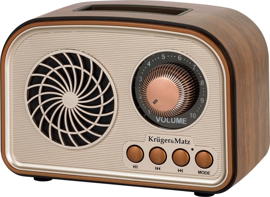 Изображение Radio Kruger&Matz Radio przenone analogowe solarne model KM0834
