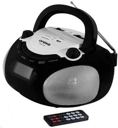 Attēls no Radio Orava Odtwarzacz USB/SD przenony, Bluetooth, AM/FM/SW1/SW2 radio, wyjcie na suchawki, wywietlacz LCD