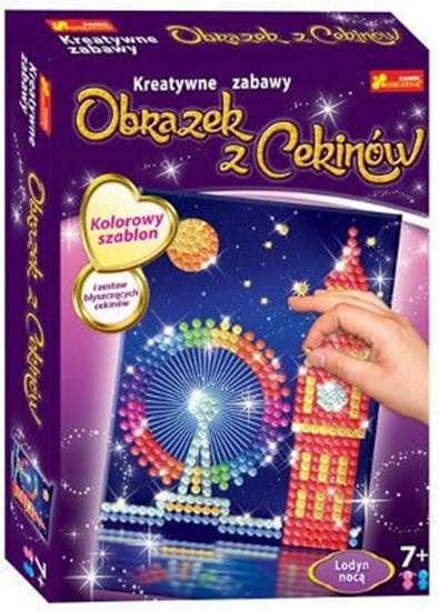 Picture of Ranok Cekinowy obrazek Londyn noc - 15160261