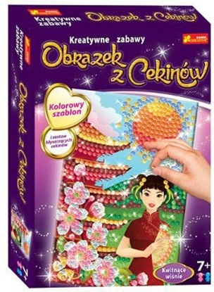 Picture of Ranok Cekinowy obrazek. Kwitnce winie - 15160258