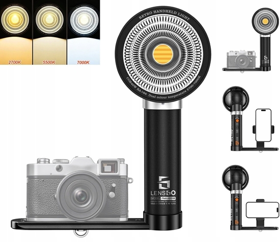 Picture of Rczna Lampa Led 40w Cob Retro Foto 2700-7000k Do Telefonu Aparatu / 40shb