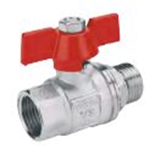 Picture of Red Zawór kulowy do wody z dawikiem z motyl.1/2" nakrtno-wkrtny - R023404001