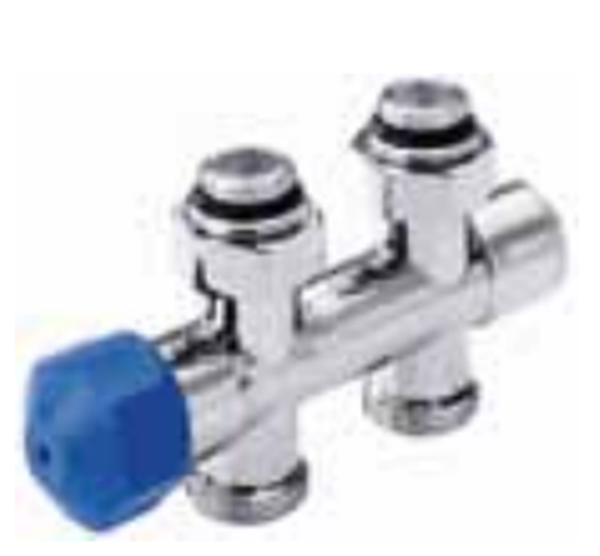 Picture of Red Zawór termostatyczny podwójny prosty DN15 chrom (R093101001)