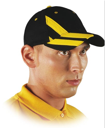 Picture of Reis Czapka ochronna z daszkiem CZTOP PBY drelichowa czarno-óta