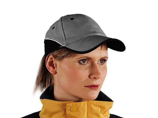 Изображение Reis Czapka ochronna z daszkiem CZTOP SB drelichowa szara