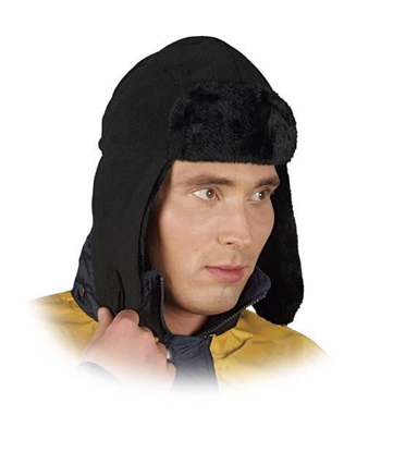 Picture of Reis Czapka uszanka CZOPAPA B rozmiar 59 polarowa czarna