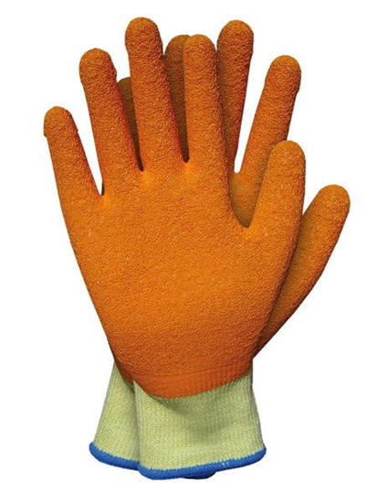 Picture of Reis Rkawice dzianinowe powlekane gum RECODRAG pomaraczowe - RECO P