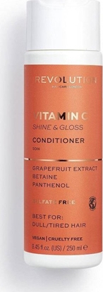 Attēls no Revolution Haircare Vitamin C Shine & Gloss Conditioner giving shine odywka do wosów matowych i zmczonych 250ml