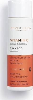 Attēls no Revolution Haircare Vitamin C Shine & Gloss Shampoo nadajcy poysk szampon do wosów matowych i zmczonych 250ml
