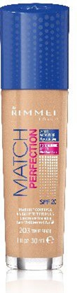 Attēls no Rimmel  Podkad Match Perfection nr 203 true beige 30ml