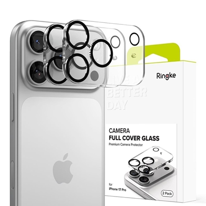 Attēls no OSONA APARATU RINGKE CAMERA FULL COVER 2-PACK IPHONE 17 PRO BLACK