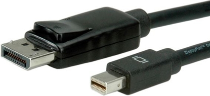 Attēls no Roline DisplayPort Cable, DP - Mini DP, M/M, black, 1 m