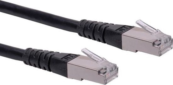 Изображение Roline S/FTP (PiMF) Patch Cord, Cat.6 (Class E), black, 7 m