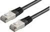 Picture of Roline S/FTP Patch Cord Cat.5e (Class D), black, 0.5 m
