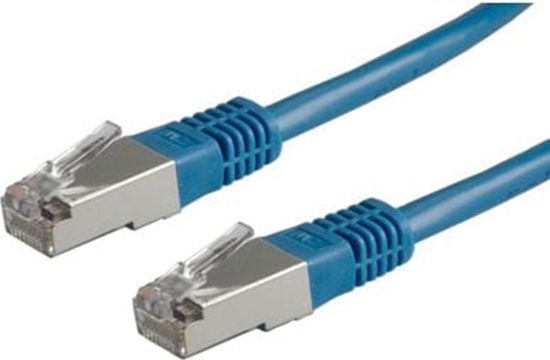 Изображение Roline S/FTP Patch Cord Cat.5e (Class D), blue, 1 m