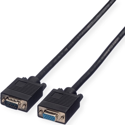 Picture of Roline SVGA Cable, HD15, M/F, 10 m