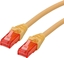 Attēls no Roline UTP Cable Cat.6 Component Level, LSOH, yellow, 0.3 m