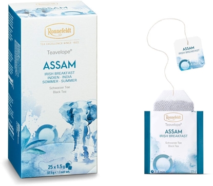 Изображение Ronnefeldt Czarna herbata Teavelope Assam 25 saszetek