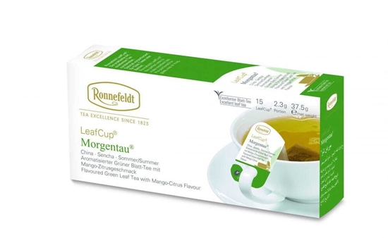 Изображение Ronnefeldt Zielona herbata Leaf Cup Morgentau 15 saszetek