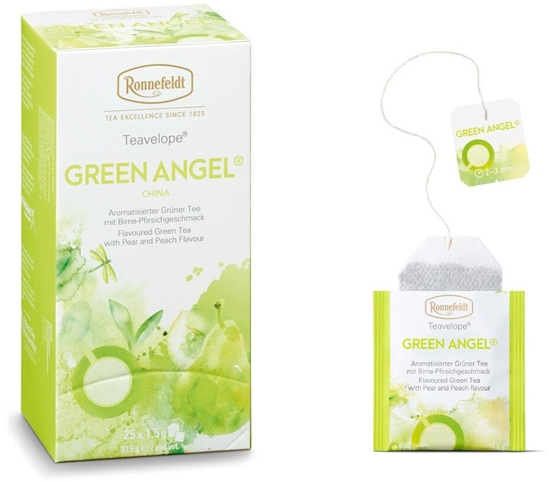 Picture of Ronnefeldt Zielona herbata Teavelope Green Angel 25 saszetek