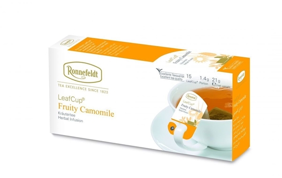 Picture of Ronnefeldt Zioowa herbata Leaf Cup Fruity Camomile 15 saszetek