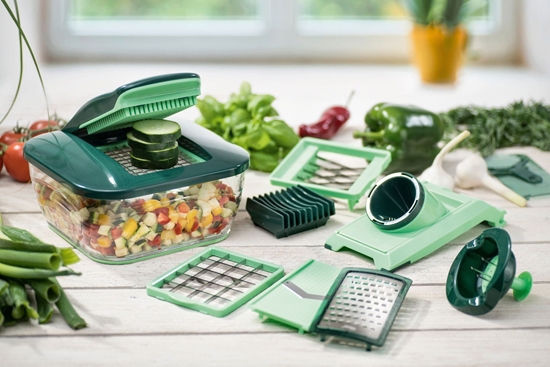 Picture of Rozdrabniacz Genius Nicer Dicer Chef Set 15-czciowy zielony