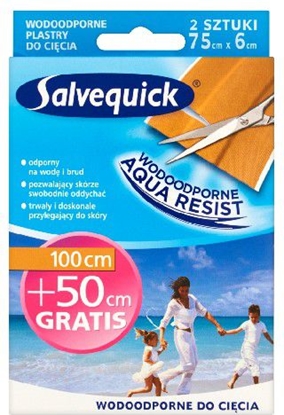 Attēls no Salvequick  Plastry Aqua Resist wodoodporne do cicia 150cm