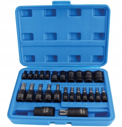 Изображение SATRA TORX/E SOCKET WRENCHES 1/4"3/8"1/2" 25 pcs.